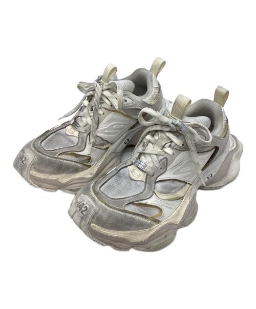 BALENCIAGA（バレンシアガ）BALENCIAGA (バレンシアガ) カーゴ ヴィンテージ加工ローカットスニーカー グレー サイズ:SIZE 42の古着・服飾アイテム