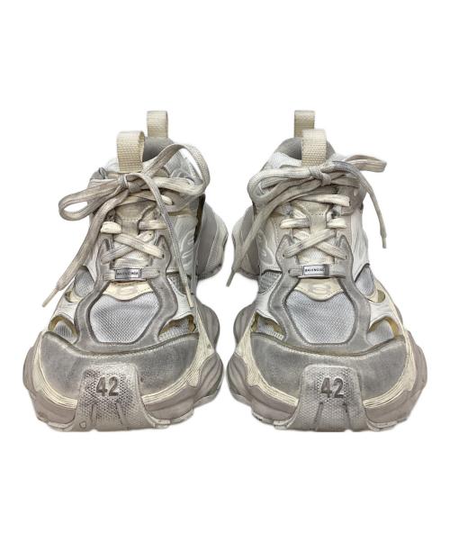 BALENCIAGA（バレンシアガ）BALENCIAGA (バレンシアガ) カーゴ ヴィンテージ加工ローカットスニーカー グレー サイズ:SIZE 42の古着・服飾アイテム