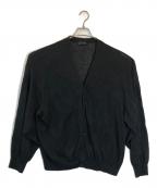 LAD MUSICIANラッドミュージシャン）の古着「デザインニットカーディガン」｜ブラック