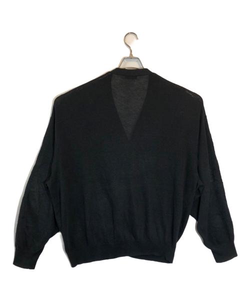 LAD MUSICIAN（ラッドミュージシャン）LAD MUSICIAN (ラッドミュージシャン) デザインニットカーディガン ブラック サイズ:SIZE 44の古着・服飾アイテム
