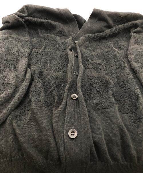 LAD MUSICIAN（ラッドミュージシャン）LAD MUSICIAN (ラッドミュージシャン) デザインニットカーディガン ブラック サイズ:SIZE 44の古着・服飾アイテム