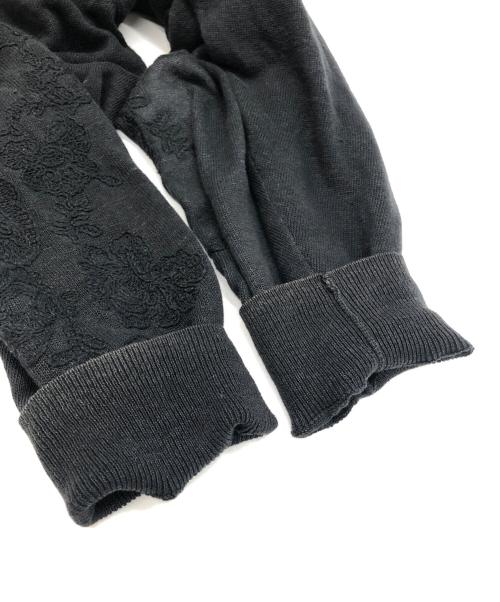 LAD MUSICIAN（ラッドミュージシャン）LAD MUSICIAN (ラッドミュージシャン) デザインニットカーディガン ブラック サイズ:SIZE 44の古着・服飾アイテム