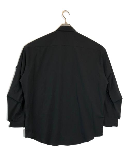 N.HOOLYWOOD（エヌ ハリウッド）N.HOOLYWOOD (エヌ ハリウッド) オーバーサイズシャツ ブラック サイズ:SIZE 40の古着・服飾アイテム