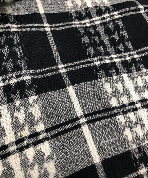 tricot COMME des GARCONS（トリココムデギャルソン）tricot COMME des GARCONS (トリココムデギャルソン) ハウンドトゥースベルデッドスカート ブラック サイズ:FREEの古着・服飾アイテム