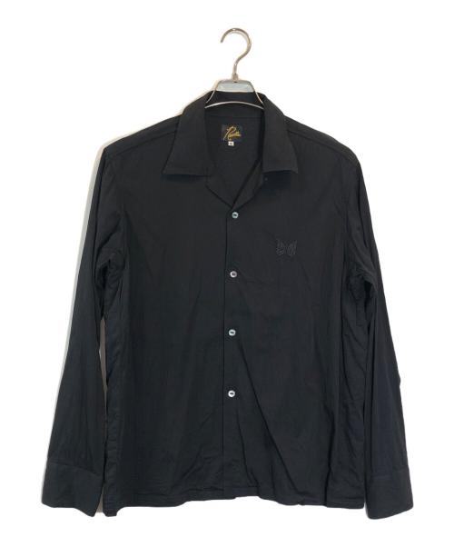 Needles（ニードルズ）Needles (ニードルズ) ナイロンオープンカラーシャツ ブラック サイズ:SIZE Mの古着・服飾アイテム