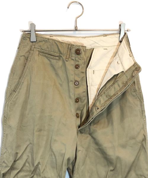US ARMY（ユーエスアーミー）US ARMY (ユーエスアーミー) M-45 ARMY TROUSERS カーキ サイズ:SIZE 30/33の古着・服飾アイテム