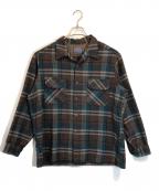 PENDLETONペンドルトン）の古着「ウールチェックシャツ」｜グリーン×ブラウン