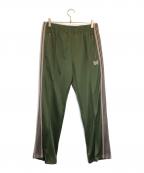 Needlesニードルズ）の古着「トラックパンツ」｜グリーン×ピンク