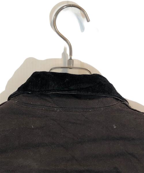 CarHartt（カーハート）CarHartt (カーハート) 襟コーデュロイ切替ジャケット ブラウン×ブラック サイズ:SIZE XLの古着・服飾アイテム
