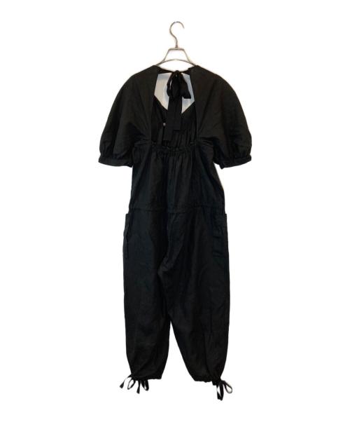 tricot COMME des GARCONS（トリココムデギャルソン）tricot COMME des GARCONS (トリココムデギャルソン) リネンオールインワン ブラック サイズ:Sの古着・服飾アイテム