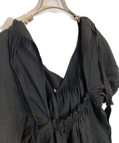 tricot COMME des GARCONS（トリココムデギャルソン）tricot COMME des GARCONS (トリココムデギャルソン) リネンオールインワン ブラック サイズ:Sの古着・服飾アイテム