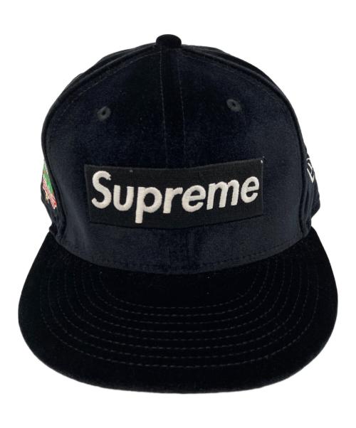 SUPREME（シュプリーム）Supreme (シュプリーム) New Era (ニューエラ) キャップ ブラック サイズ:SIZE 7 1/2の古着・服飾アイテム