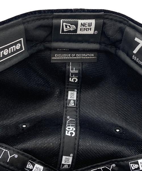 SUPREME（シュプリーム）Supreme (シュプリーム) New Era (ニューエラ) キャップ ブラック サイズ:SIZE 7 1/2の古着・服飾アイテム