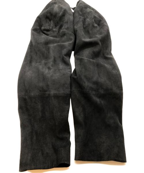 Ron Herman（ロンハーマン）Ron Herman (ロンハーマン) コンチョボタン スエードノーカラー テーラード ジャケット ネイビー サイズ:SIZE Mの古着・服飾アイテム