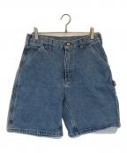 CarHarttカーハート）の古着「デニムハーフパンツ」｜インディゴ
