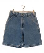 CarHarttカーハート）の古着「デニムハーフパンツ」｜インディゴ