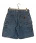 CarHartt (カーハート) デニムハーフパンツ インディゴ サイズ:SIZE 31：9000円