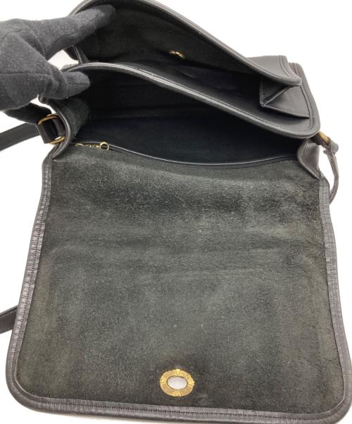 COACH（コーチ）COACH (コーチ) レザーショルダーバッグ ブラックの古着・服飾アイテム