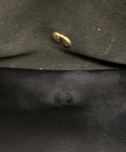 COACH（コーチ）COACH (コーチ) レザーショルダーバッグ ブラックの古着・服飾アイテム