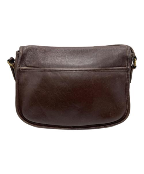 COACH（コーチ）COACH (コーチ) レザーショルダーバッグ ブラウンの古着・服飾アイテム