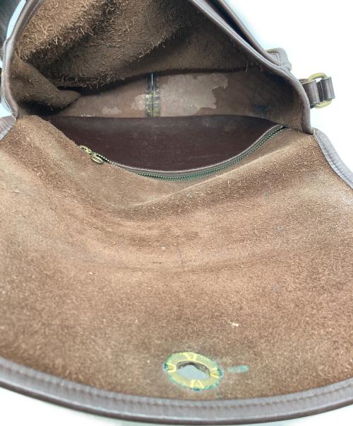 COACH（コーチ）COACH (コーチ) レザーショルダーバッグ ブラウンの古着・服飾アイテム
