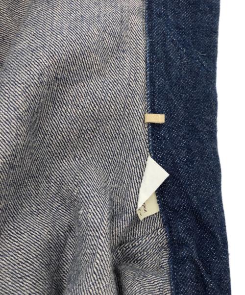 LEVI'S VINTAGE CLOTHING（リーバイス ビンテージ クロージング）LEVI'S VINTAGE CLOTHING (リーバイス ビンテージ クロージング) 1879 プリーツブラウス ORGANIC リジッド インディゴ サイズ:SIZE Mの古着・服飾アイテム