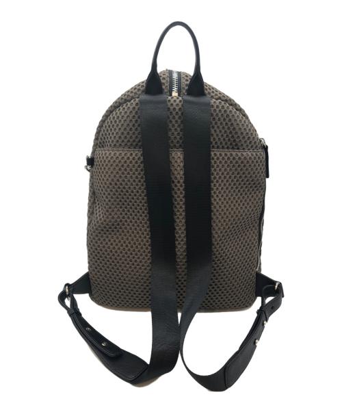 le camouflage（ル カムフラージュ）LE CAMOUFLAGE (ル カムフラージュ) メッシュリュック リュック ブラウンの古着・服飾アイテム