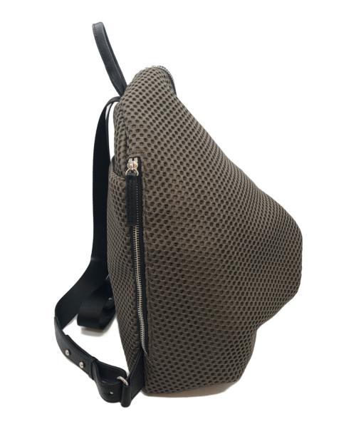 le camouflage（ル カムフラージュ）LE CAMOUFLAGE (ル カムフラージュ) メッシュリュック リュック ブラウンの古着・服飾アイテム