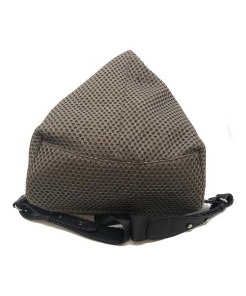 le camouflage（ル カムフラージュ）LE CAMOUFLAGE (ル カムフラージュ) メッシュリュック リュック ブラウンの古着・服飾アイテム