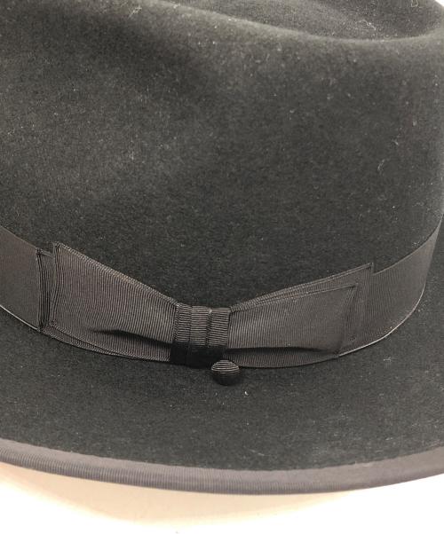 THE H.W.DOG&CO.（エイチダブリュードッグアンドコー）THE H.W.DOG&CO. (エイチダブリュードッグアンドコー) ハット ブラック サイズ:40の古着・服飾アイテム