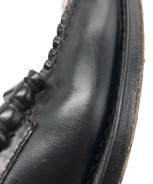 Weejuns（ウィージャン）WEEjUNS (ウィージャン) G.H.BASS (ジーエイチバス) ローファー ブラック×ホワイト サイズ:SIZE 41の古着・服飾アイテム