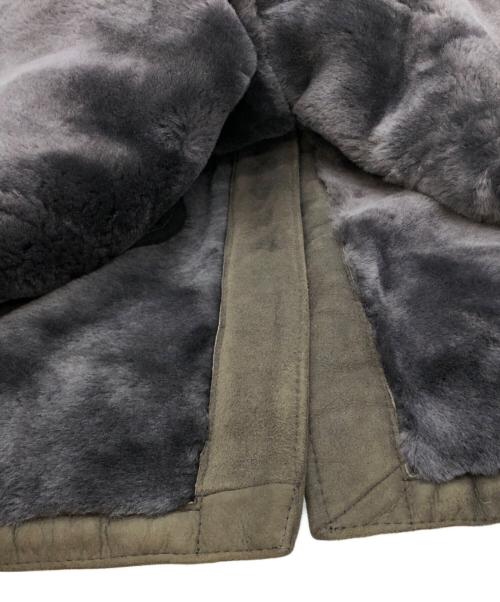 EMMETI（エンメティ）EMMETI (エンメティ) リアルムートンコート カーキ サイズ:SIZE 52の古着・服飾アイテム