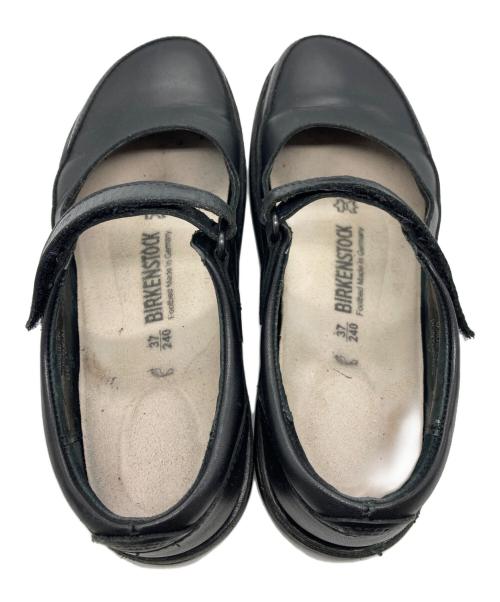 BIRKENSTOCK（ビルケンシュトック）BIRKENSTOCK (ビルケンシュトック) JUNE レザーメリージェーンシューズ ブラック サイズ:SIZE 37の古着・服飾アイテム