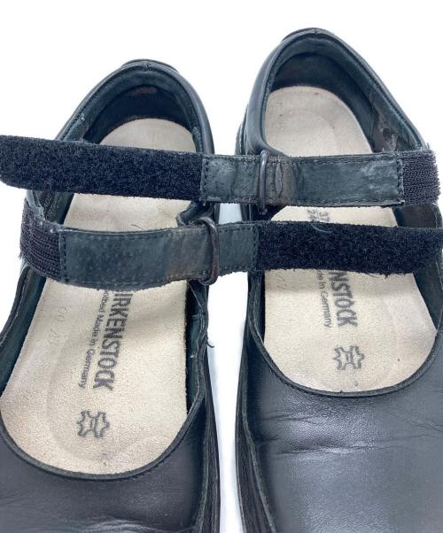 BIRKENSTOCK（ビルケンシュトック）BIRKENSTOCK (ビルケンシュトック) JUNE レザーメリージェーンシューズ ブラック サイズ:SIZE 37の古着・服飾アイテム
