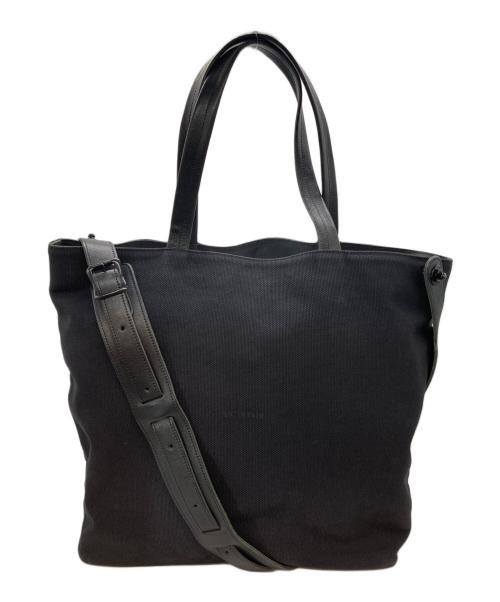 PORTER（ポーター）PORTER (ポーター) レザーキャンバストートバッグ ブラックの古着・服飾アイテム
