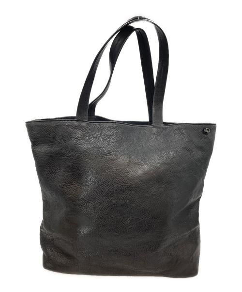 PORTER（ポーター）PORTER (ポーター) レザーキャンバストートバッグ ブラックの古着・服飾アイテム