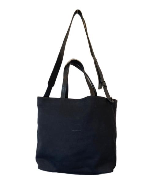PORTER（ポーター）PORTER (ポーター) レザーキャンバストートバッグ ブラックの古着・服飾アイテム