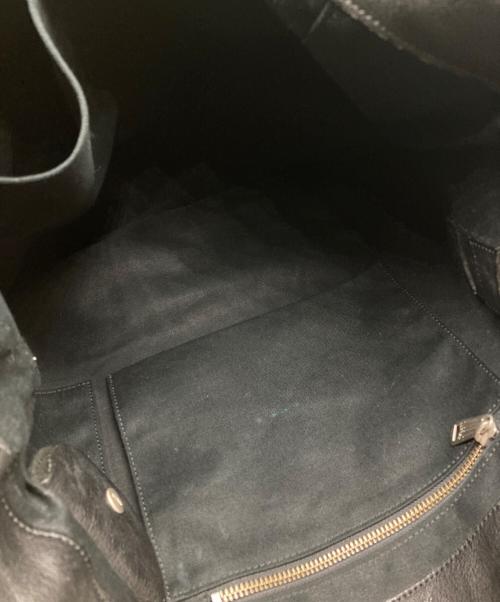 PORTER（ポーター）PORTER (ポーター) レザーキャンバストートバッグ ブラックの古着・服飾アイテム