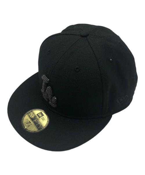 New Era（ニューエラ）New Era (ニューエラ) ラインストーンキャップ ブラック サイズ:7 1/8 (56.8cm)の古着・服飾アイテム