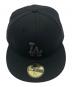 中古・古着 New Era (ニューエラ) ラインストーンキャップ ブラック サイズ:7 1/8 (56.8cm)：9000円