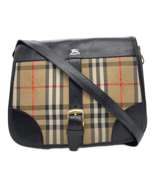 Burberry's（バーバリー）Burberry's (バーバリーズ) ショルダーバッグ ブラウン×ブラックの古着・服飾アイテム