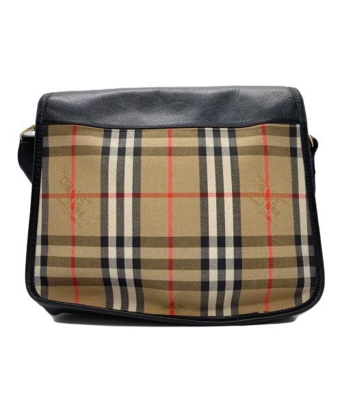 Burberry's（バーバリー）Burberry's (バーバリーズ) ショルダーバッグ ブラウン×ブラックの古着・服飾アイテム