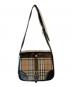 中古・古着 Burberry's (バーバリーズ) ショルダーバッグ ブラウン×ブラック：11000円