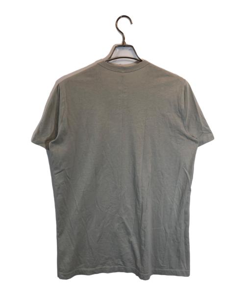 RICK OWENS（リックオウエンス）RICK OWENS (リックオウエンス) ショルダーリベットTシャツ グレー サイズ:SIZE Lの古着・服飾アイテム