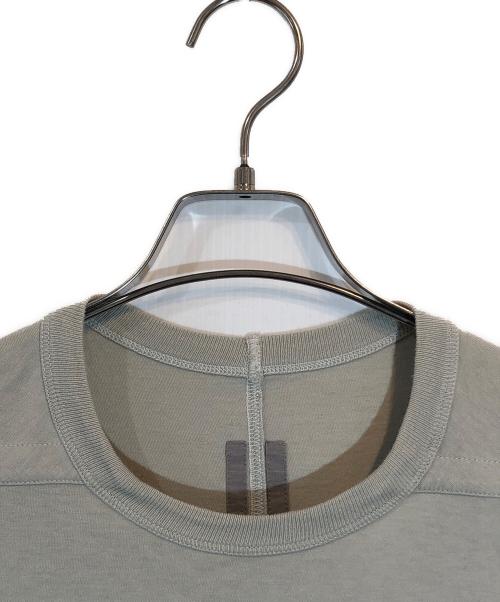 RICK OWENS（リックオウエンス）RICK OWENS (リックオウエンス) ショルダーリベットTシャツ グレー サイズ:SIZE Lの古着・服飾アイテム