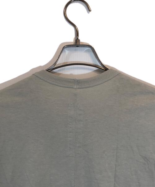 RICK OWENS（リックオウエンス）RICK OWENS (リックオウエンス) ショルダーリベットTシャツ グレー サイズ:SIZE Lの古着・服飾アイテム