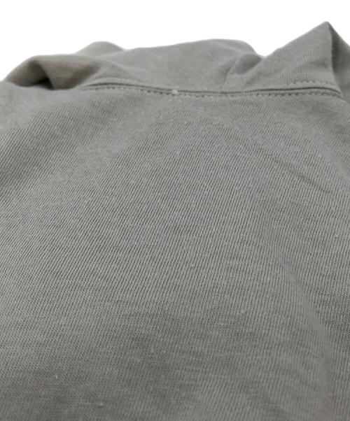 RICK OWENS（リックオウエンス）RICK OWENS (リックオウエンス) ショルダーリベットTシャツ グレー サイズ:SIZE Lの古着・服飾アイテム