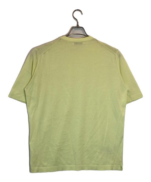 FILIPPO DE LAURENTIIS（フィリッポ・デ・ローレンティス）FILIPPO DE LAURENTIIS (フィリッポ・デ・ローレンティス) 半袖ニット イエロー サイズ:SIZE 52の古着・服飾アイテム