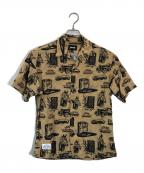 Schott×Godfatherショット×）の古着「RAYON SHIRTS」｜ブラウン