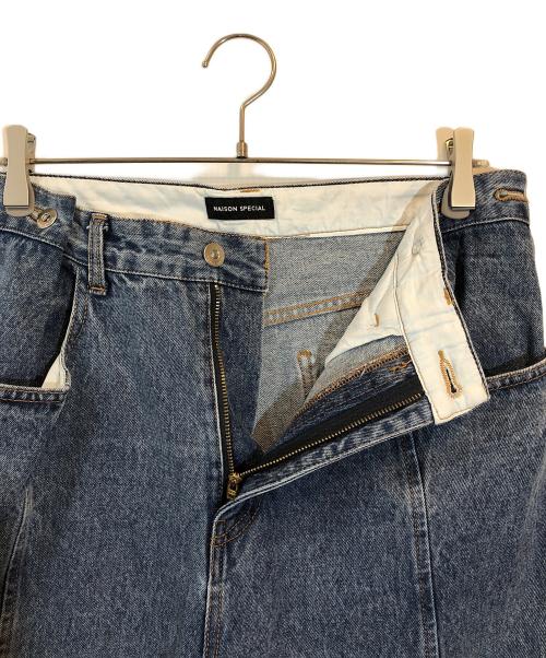 MAISON SPECIAL（メゾンスペシャル）MAISON SPECIAL (メゾンスペシャル) 2way Waist Denim Pants インディゴ サイズ:38の古着・服飾アイテム